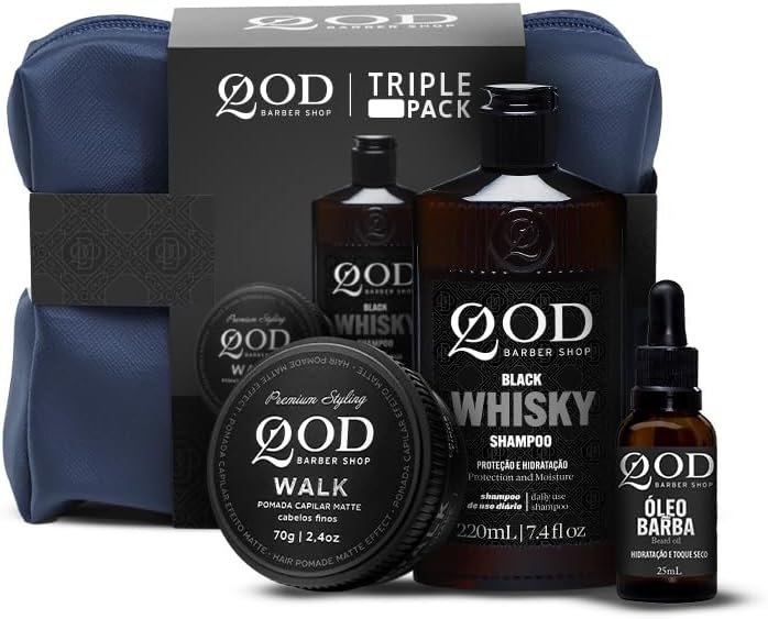 Kit para barba Triple Pack Qod